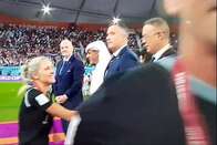 Internautas ficam indignados com xeique do Catar que não cumprimentou árbitra brasileira Neuza Back