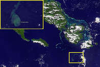 Nasa divulga imagens de erupção do vulcão submarino Kavachi