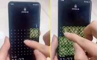 Vídeo de chinesa usando padrão ultra complexo para desbloquear celular viraliza no X